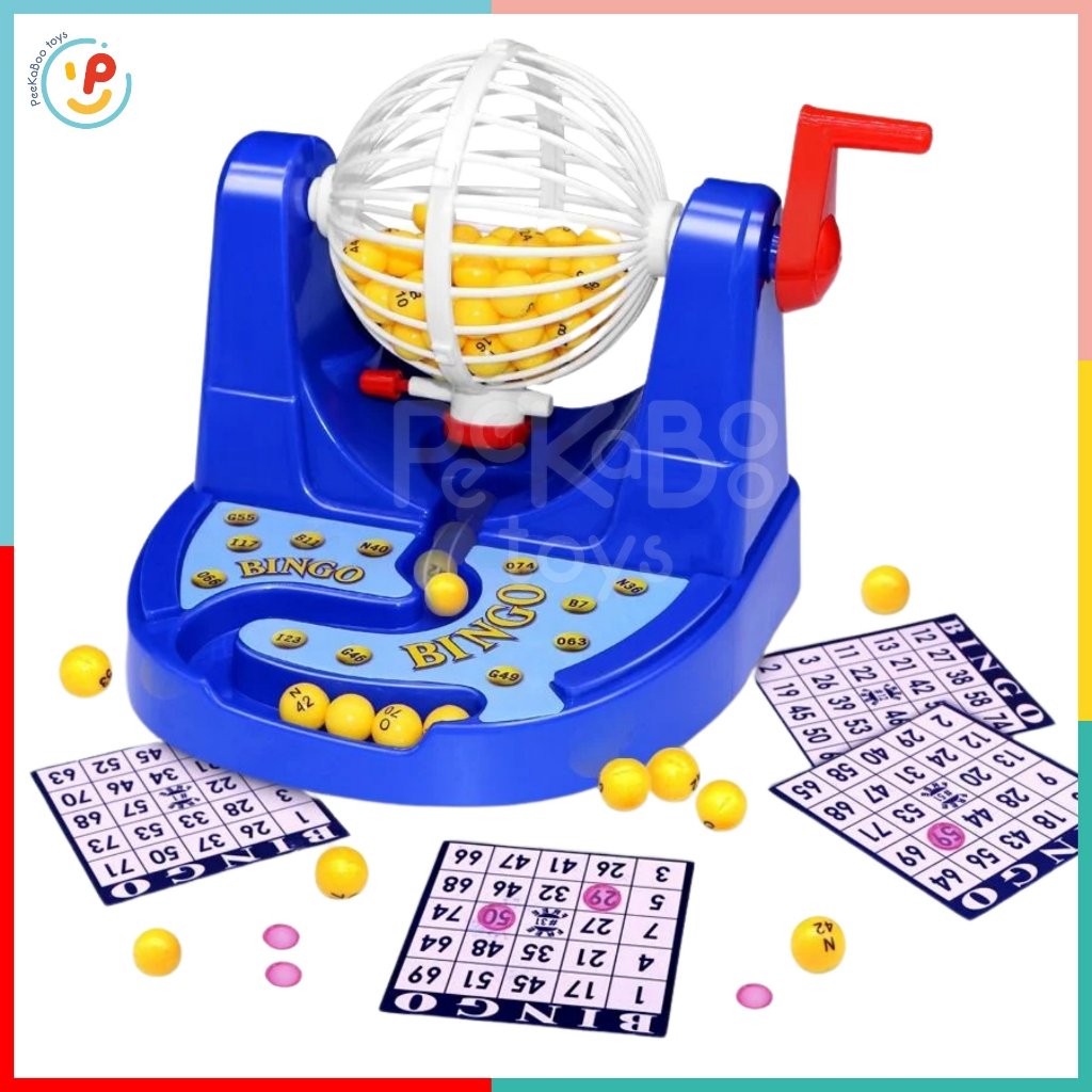 Lồng quay lô tô 90 số Bingo nhựa cao cấp 707-21