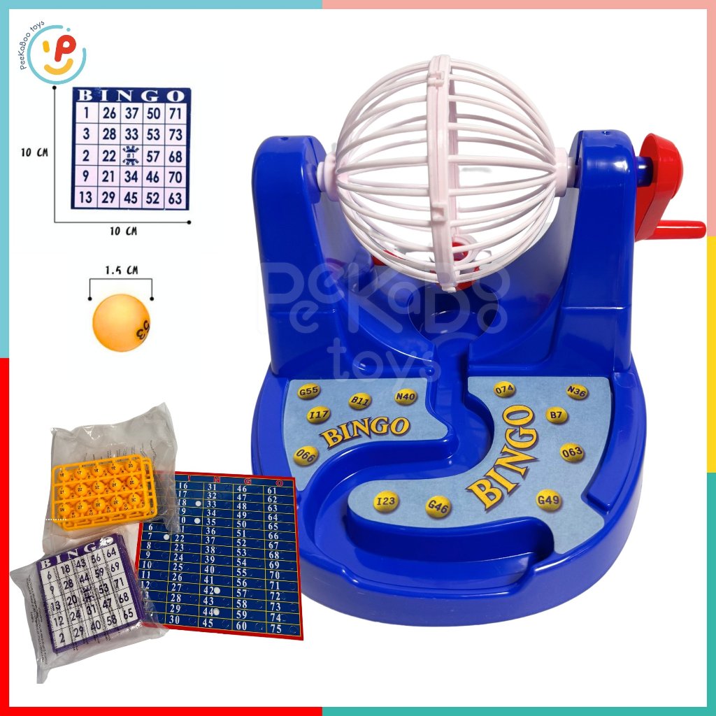 Lồng quay lô tô 90 số Bingo nhựa cao cấp 707-21