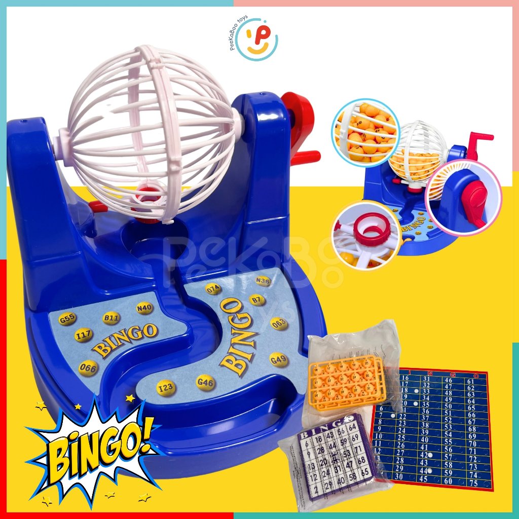 Lồng quay lô tô 90 số Bingo nhựa cao cấp 707-21