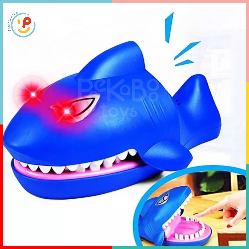 Đồ Chơi Cá Mập Bấm Răng Vui Nhộn Có Đèn & Nhạc PeeKaPaw