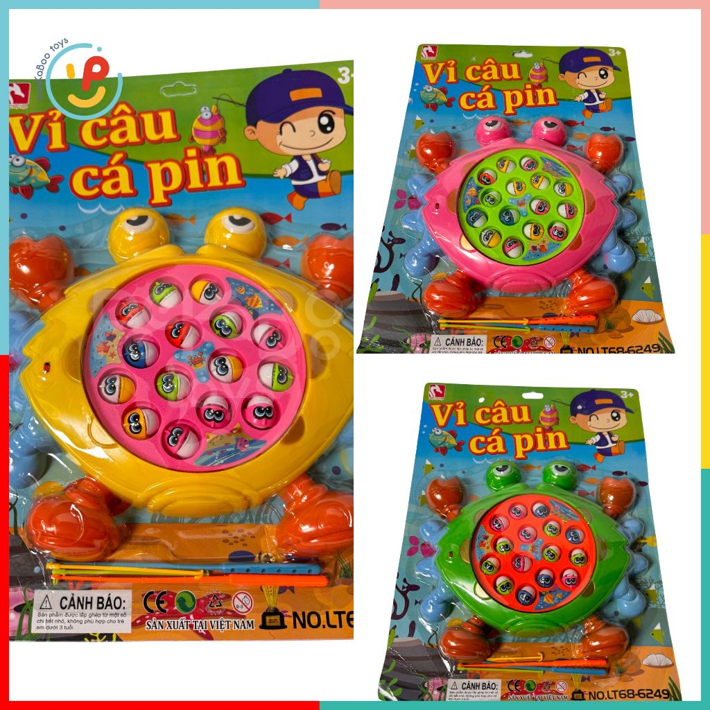 Đồ chơi tuổi thơ Vỉ Câu Cá và Đập Cá PeeKaPaw Toys