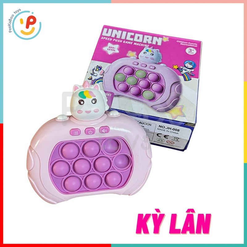 Đồ chơi máy bấm điện tử POP IT 200 level nhiều mẫu PeeKaPaw Toys
