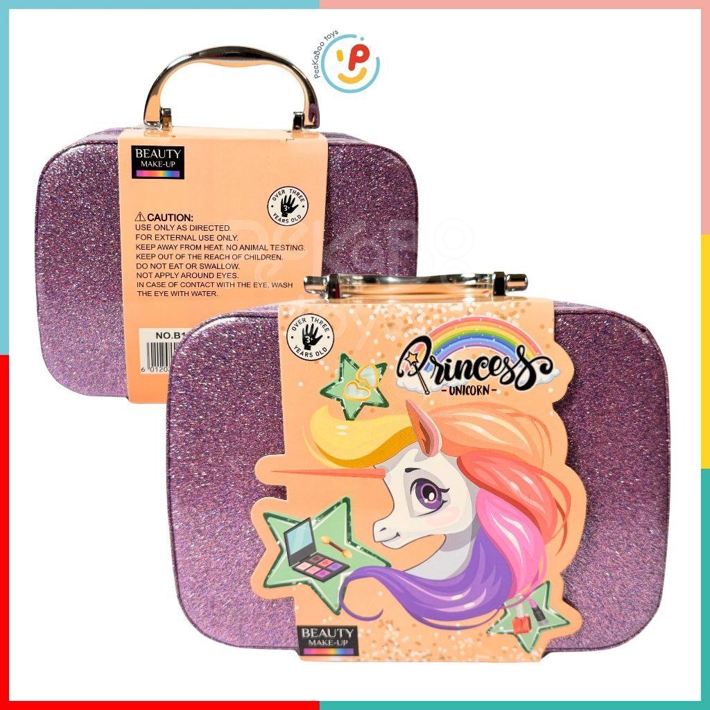 Vali đồ chơi Làm Đẹp Trang Điểm Make Up Sơn móng tay Princess Bling Bling cho bé B160