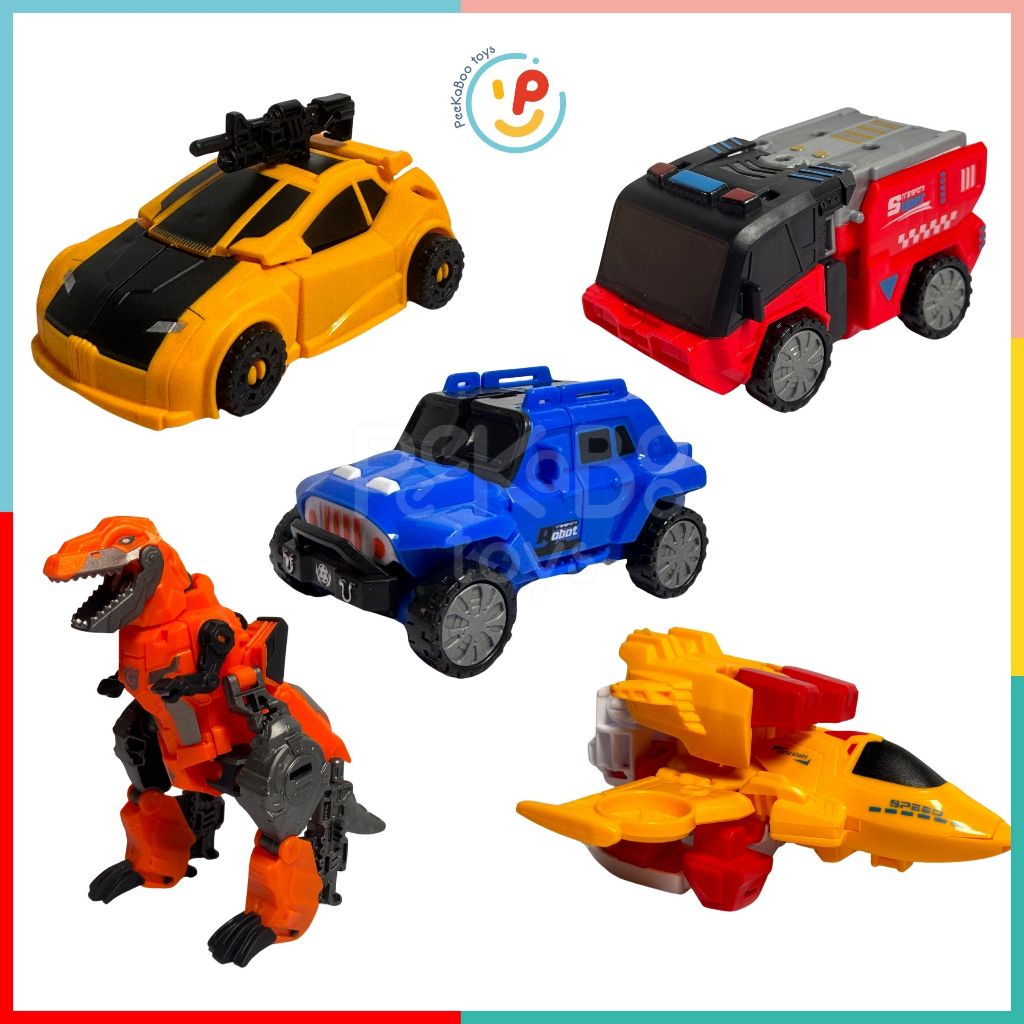 Hộp robot biến hình các loại xe Pioneer Guard Justice 788-75 peekabootoys