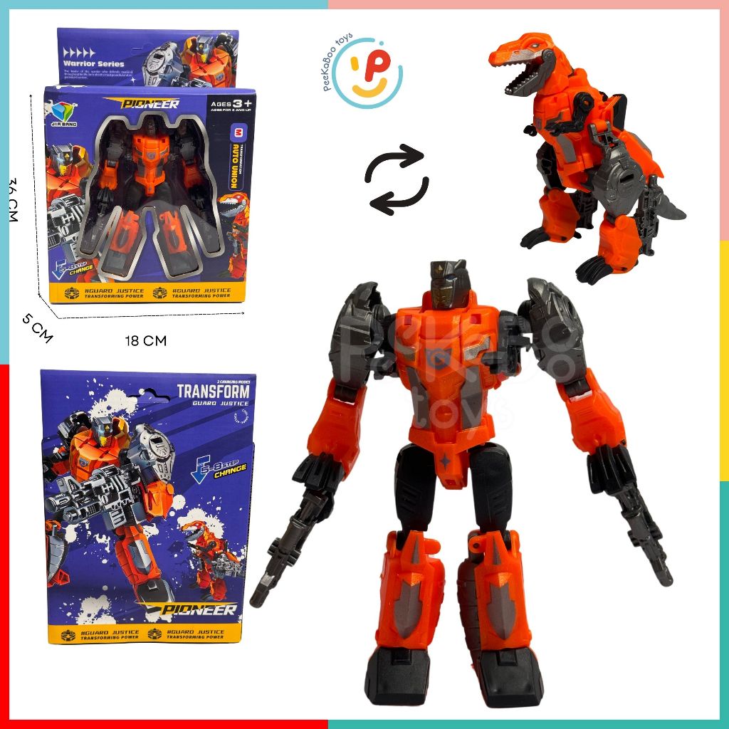 Hộp robot biến hình các loại xe Pioneer Guard Justice 788-75 peekabootoys
