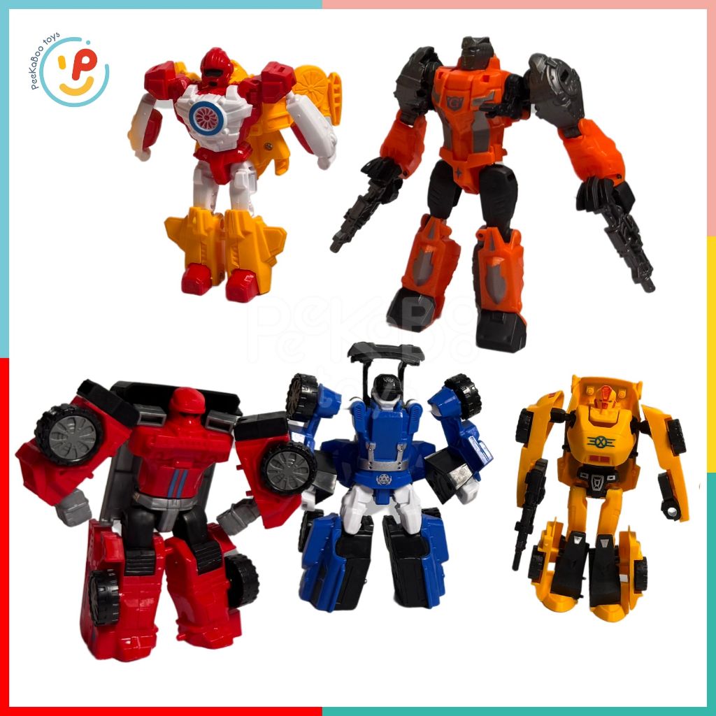 Hộp robot biến hình các loại xe Pioneer Guard Justice 788-75 peekabootoys