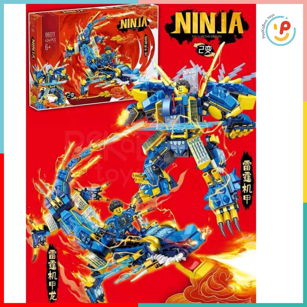 Hộp xếp hình lắp ráp NINJA 424 mảnh 86110