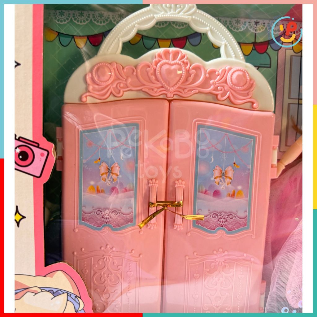 Hộp búp bê và phụ kiện dễ thương 53cm cho bé gái 896-157