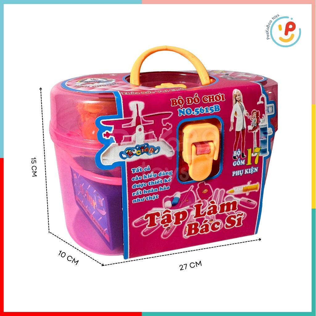 Đồ chơi nhập vai dụng cụ bác sĩ 5615 PeeKaPaw Toys