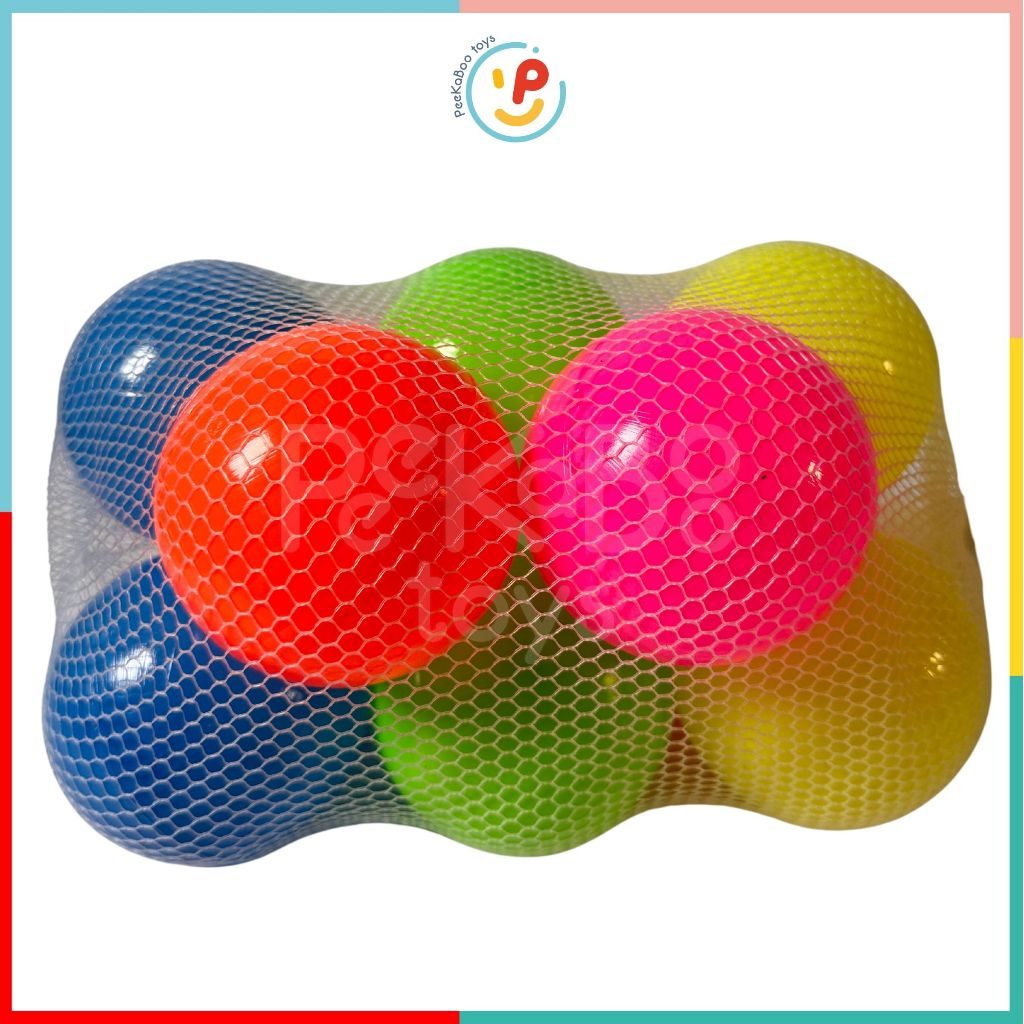Túi bóng nhựa nhiều màu 10 trái 20 trái peekapaw toys