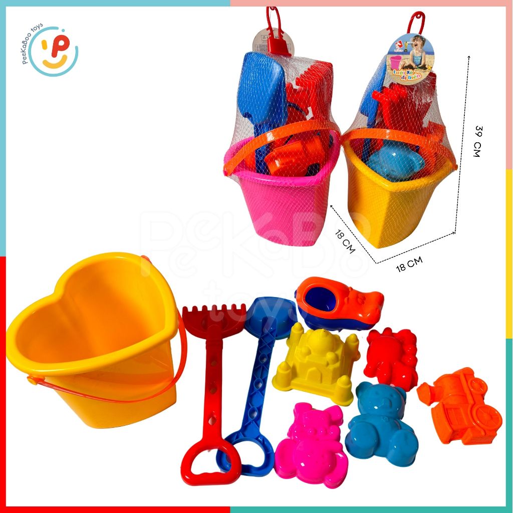 Đồ Chơi Xúc Cát Đi Biển Nhiều Mẫu PeeKaPaw