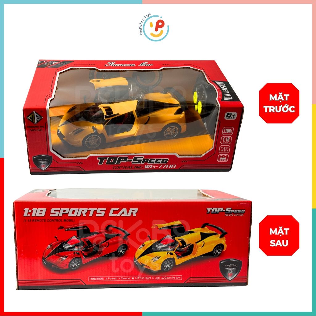 Xe đua điều khiển 2 cửa mở được 565-K8