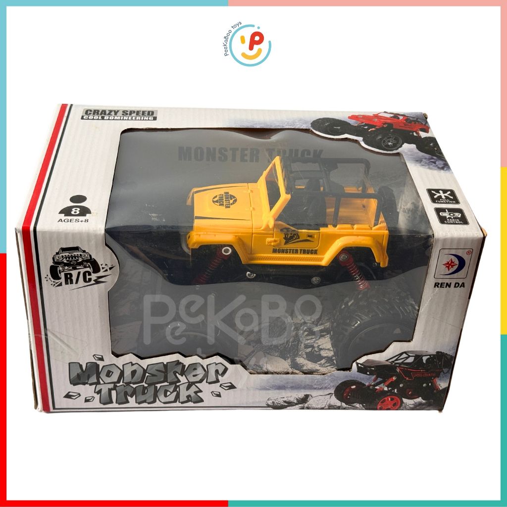 Xe leo núi địa hình điều khiển MONSTER TRUCK dùng pin sạc 627 Peekabootoys