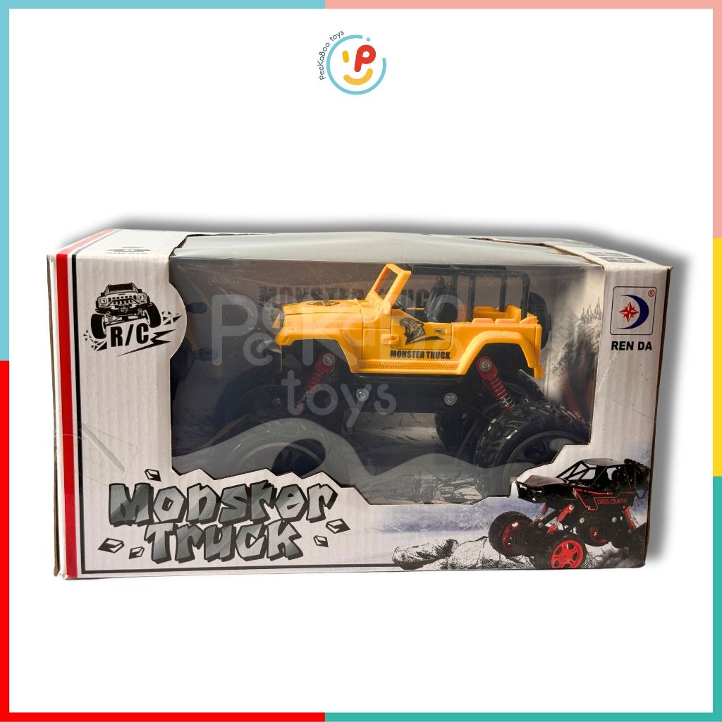 Xe leo núi địa hình điều khiển MONSTER TRUCK dùng pin sạc 627 Peekabootoys