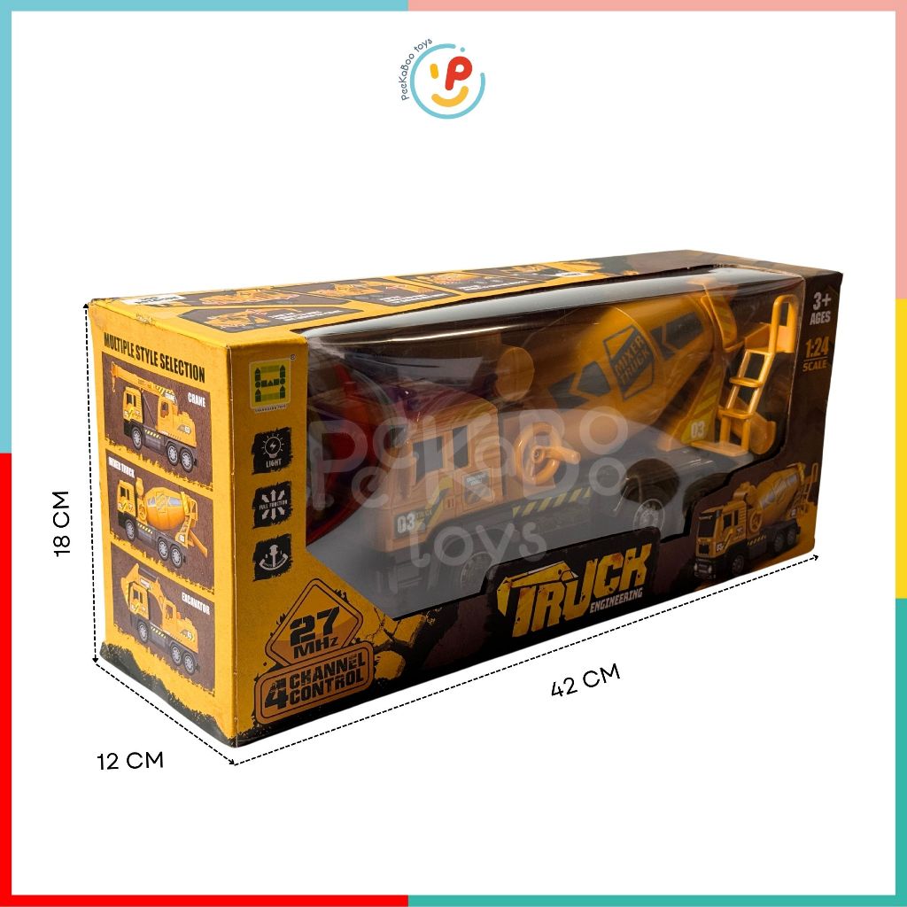 Xe bồn điều khiển dùng pin sạc 091-511 Peekabootoys