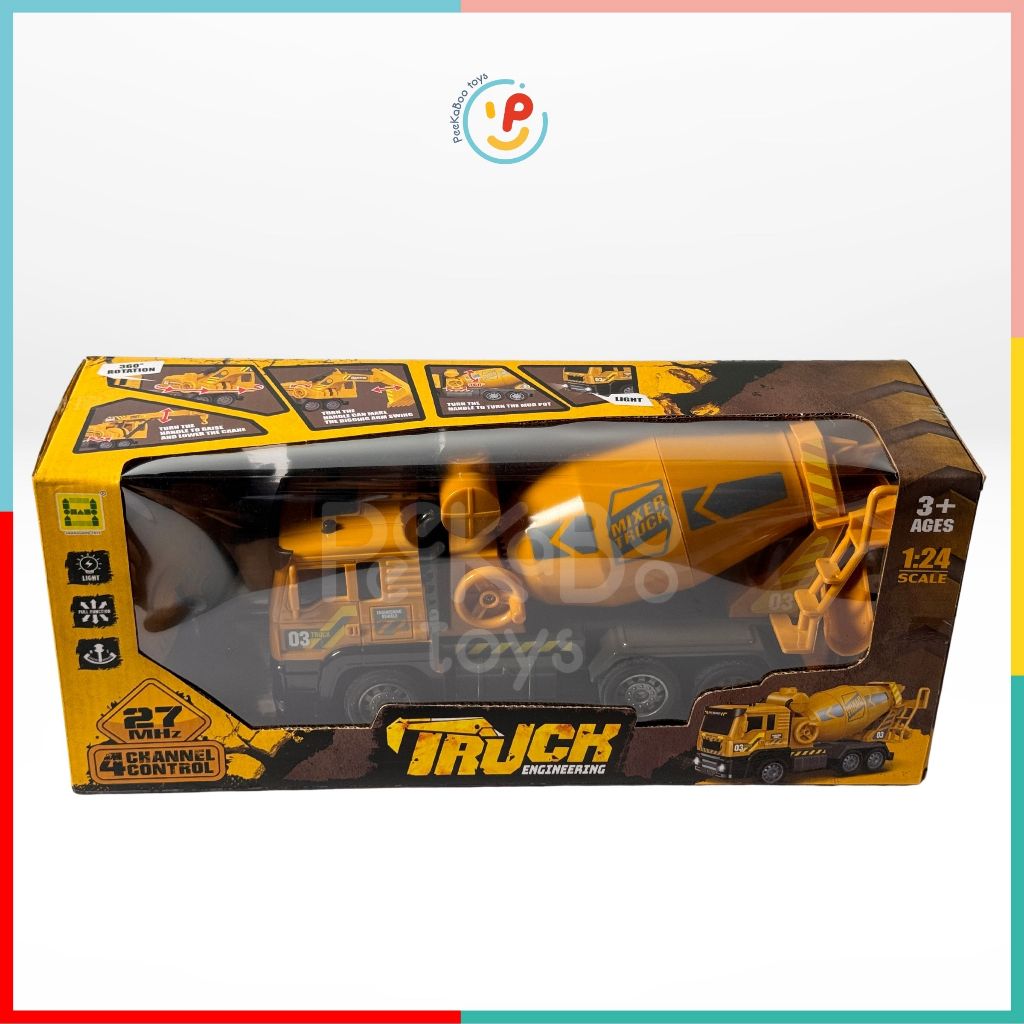 Xe bồn điều khiển dùng pin sạc 091-511 Peekabootoys