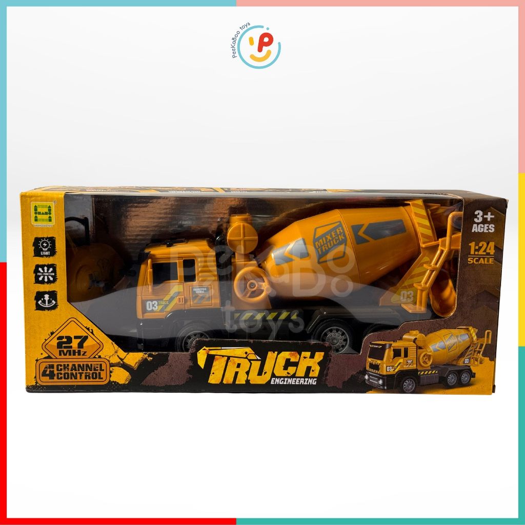 Xe bồn điều khiển dùng pin sạc 091-511 Peekabootoys