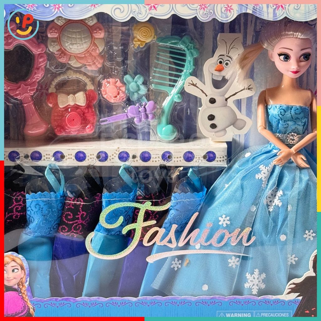 Búp bê công chúa Elsa và phụ kiện hộp vuông 38cm 1929 PeeKaPaw Toys