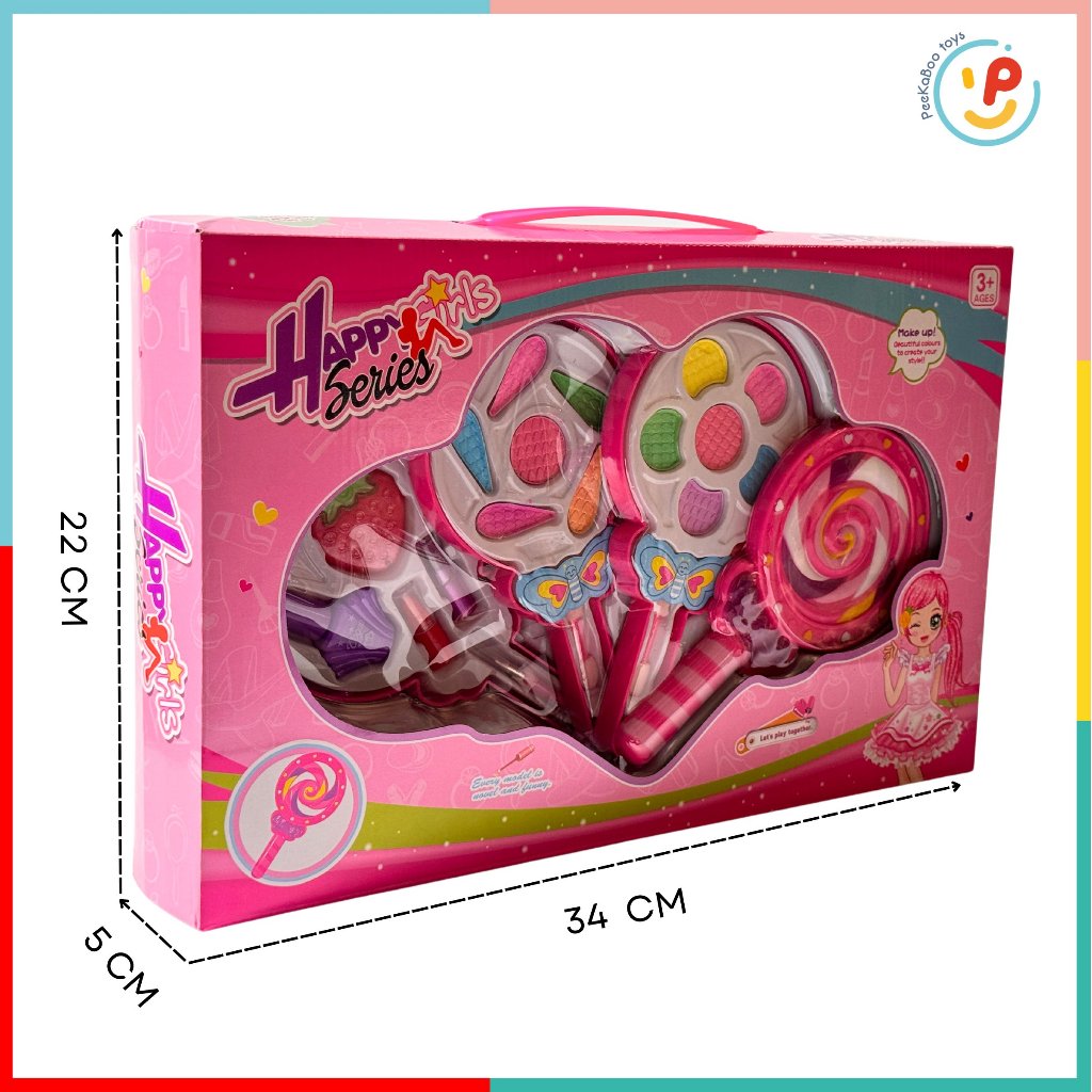 Đồ chơi trang điểm make up phấn mắt son cho bé Lollipop 6895 Peekabootoys