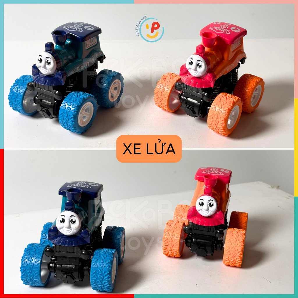 Xe địa hình leo núi chạy trớn mini nhiều màu sắc chất liệu cao cấp PeeKaPaw Toys