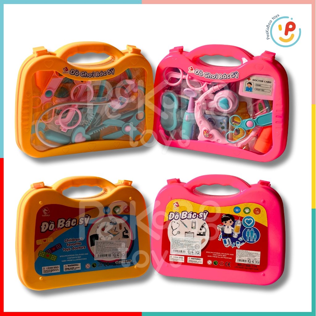 Đồ chơi bác sĩ vali dụng cụ nhập vai bác sĩ 502 PeeKaPaw