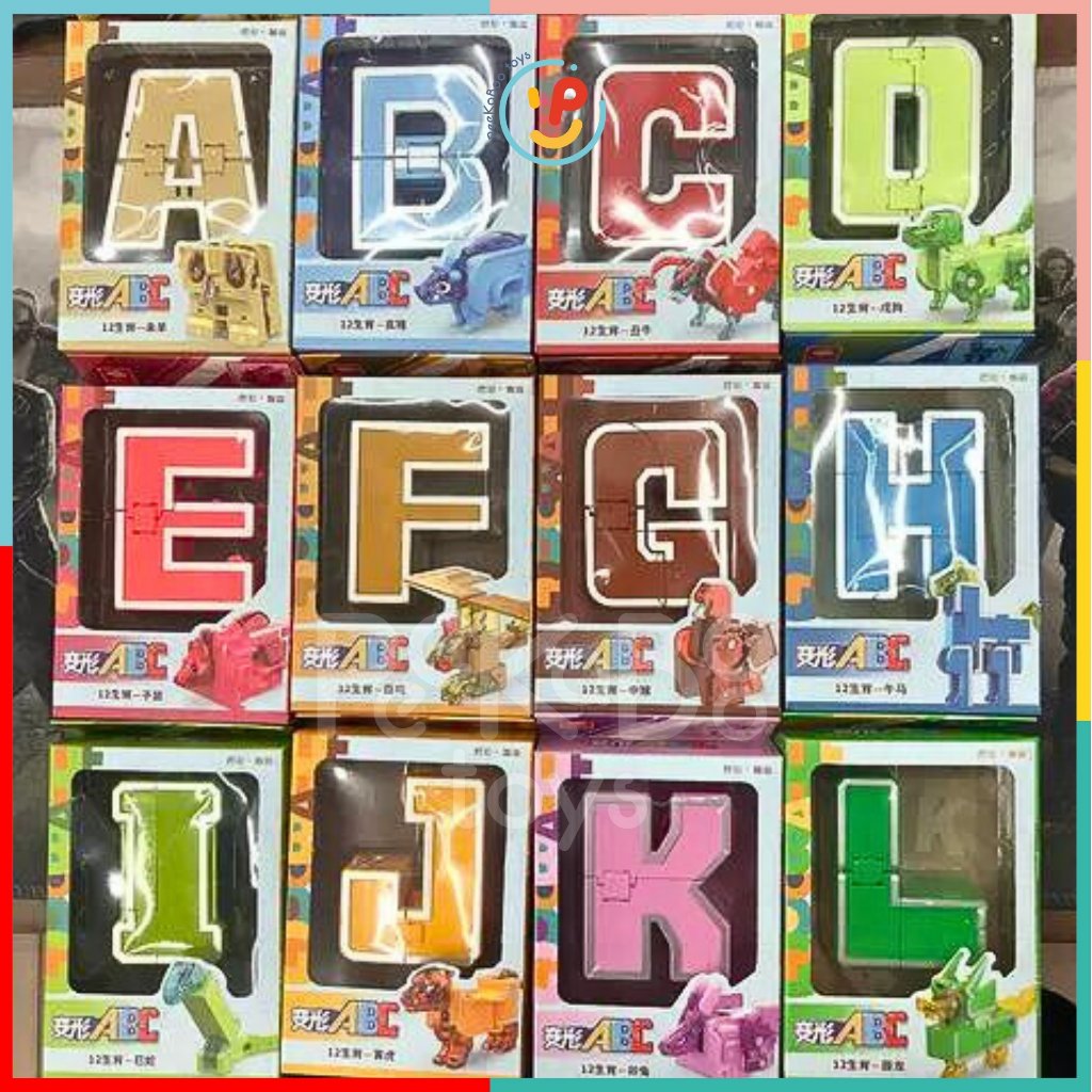 Hộp lắp ráp robot bằng 12 chữ cái Deformation Tycoon 395 Peekabootoys