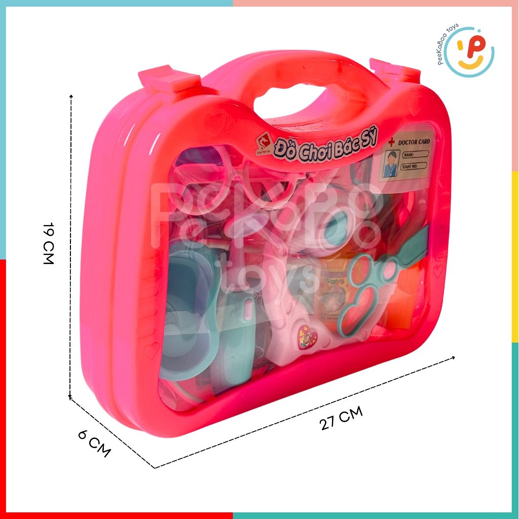 Đồ chơi bác sĩ vali dụng cụ nhập vai bác sĩ 502 PeeKaPaw