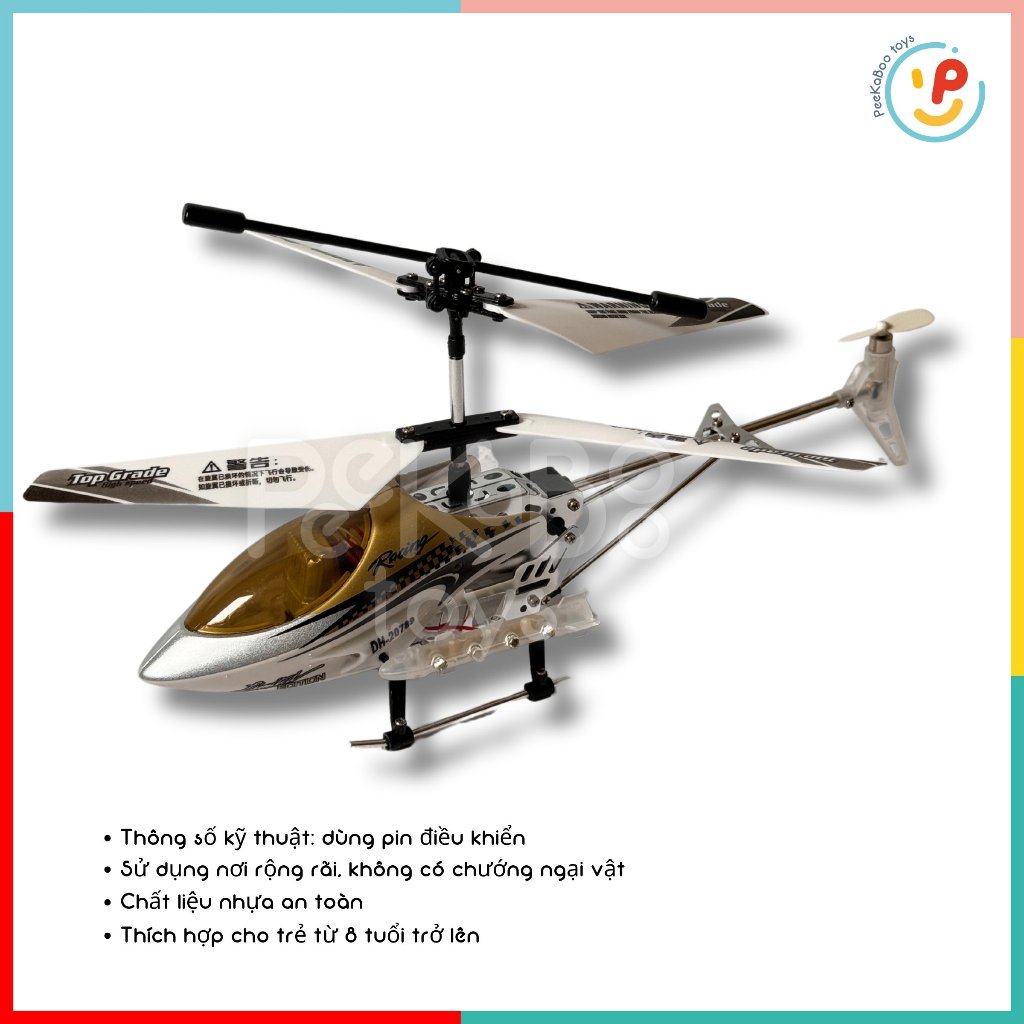 Đồ Chơi Máy Bay Trực Thăng Điều Khiển 20789 Peekapaw Toys