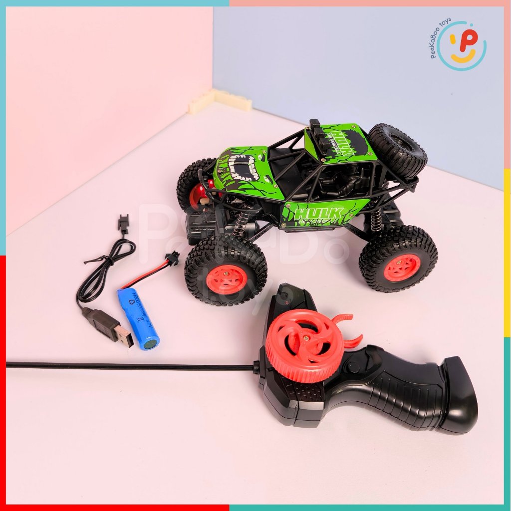 Xe leo núi địa hình điều khiển Avengers pin sạc 2065 peekabootoys