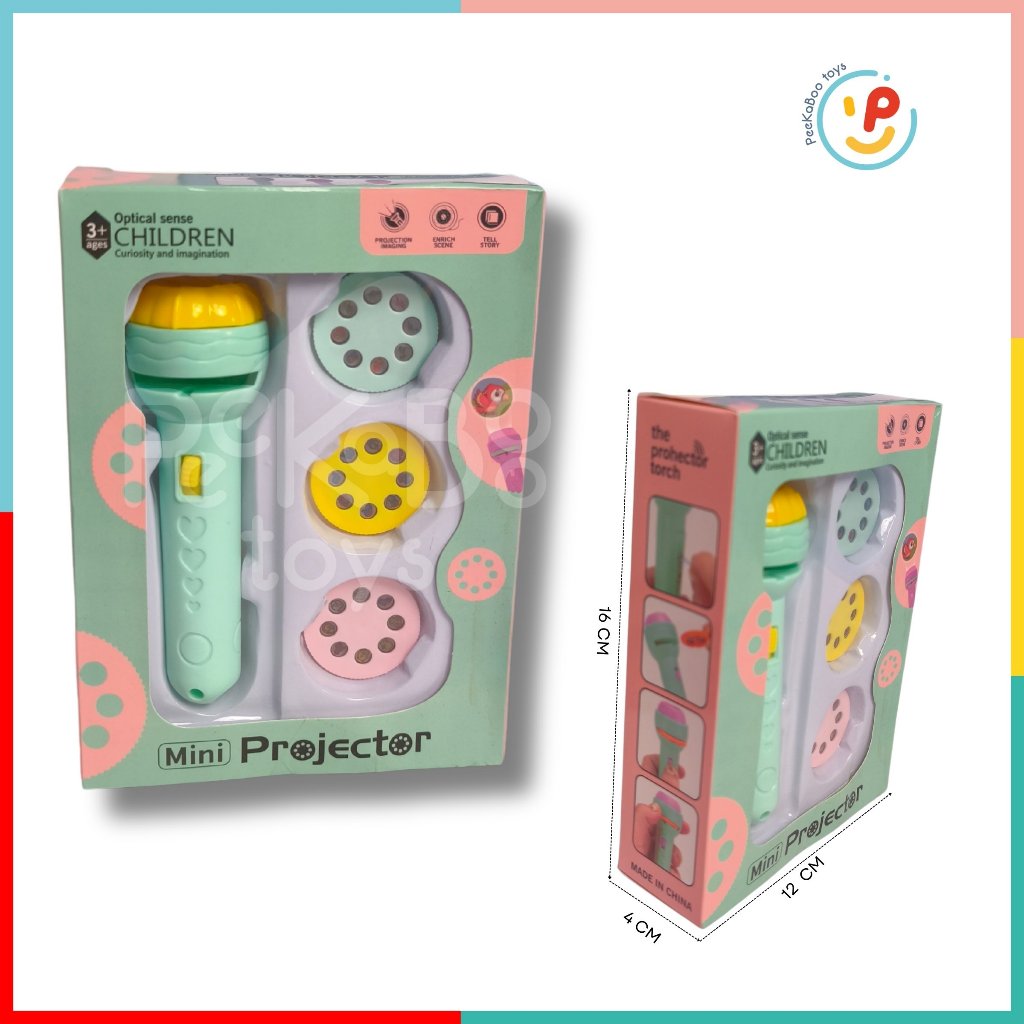 Đồ chơi đèn pin chiếu hình có 80 hình PeeKaPaw Toys