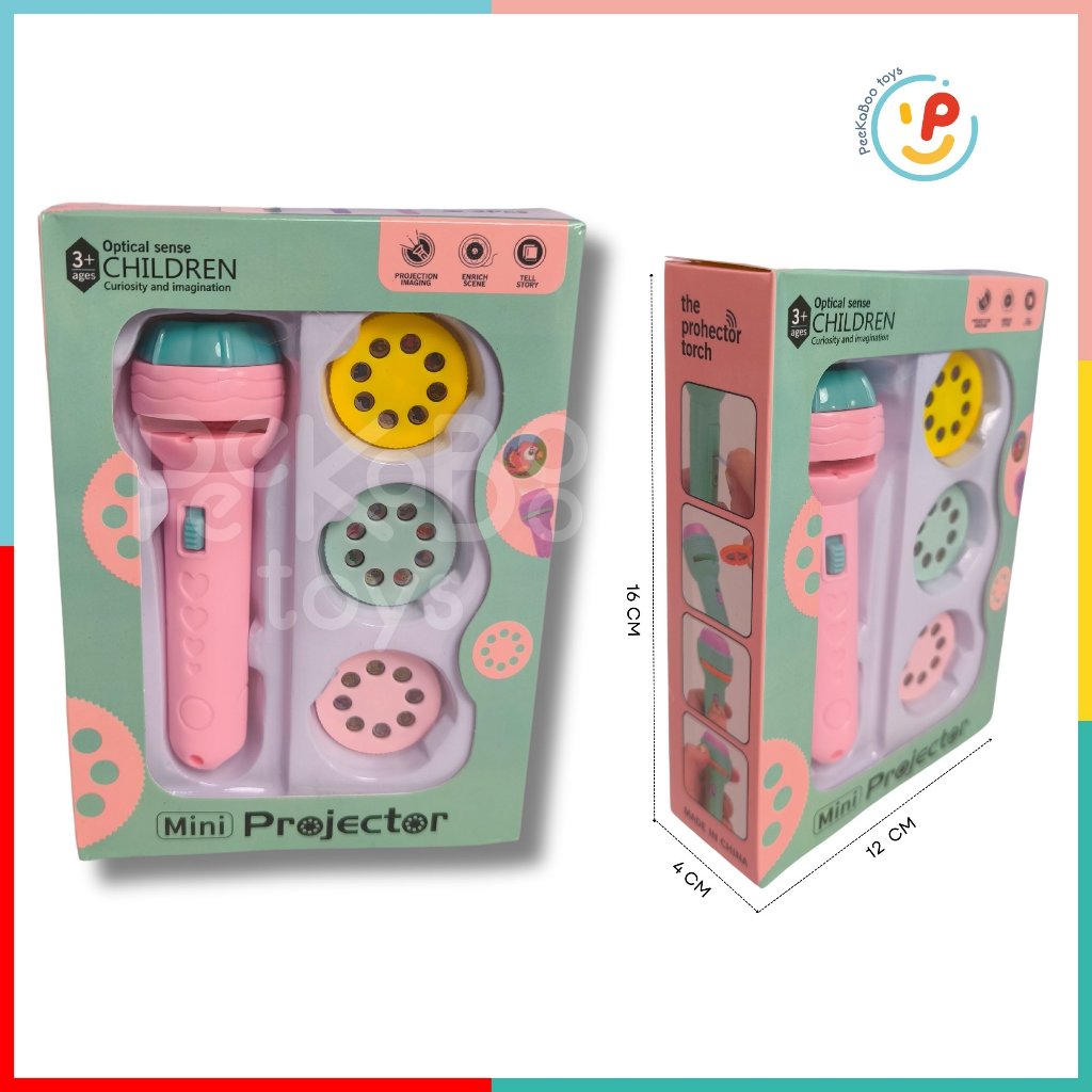 Đồ chơi đèn pin chiếu hình có 80 hình PeeKaPaw Toys