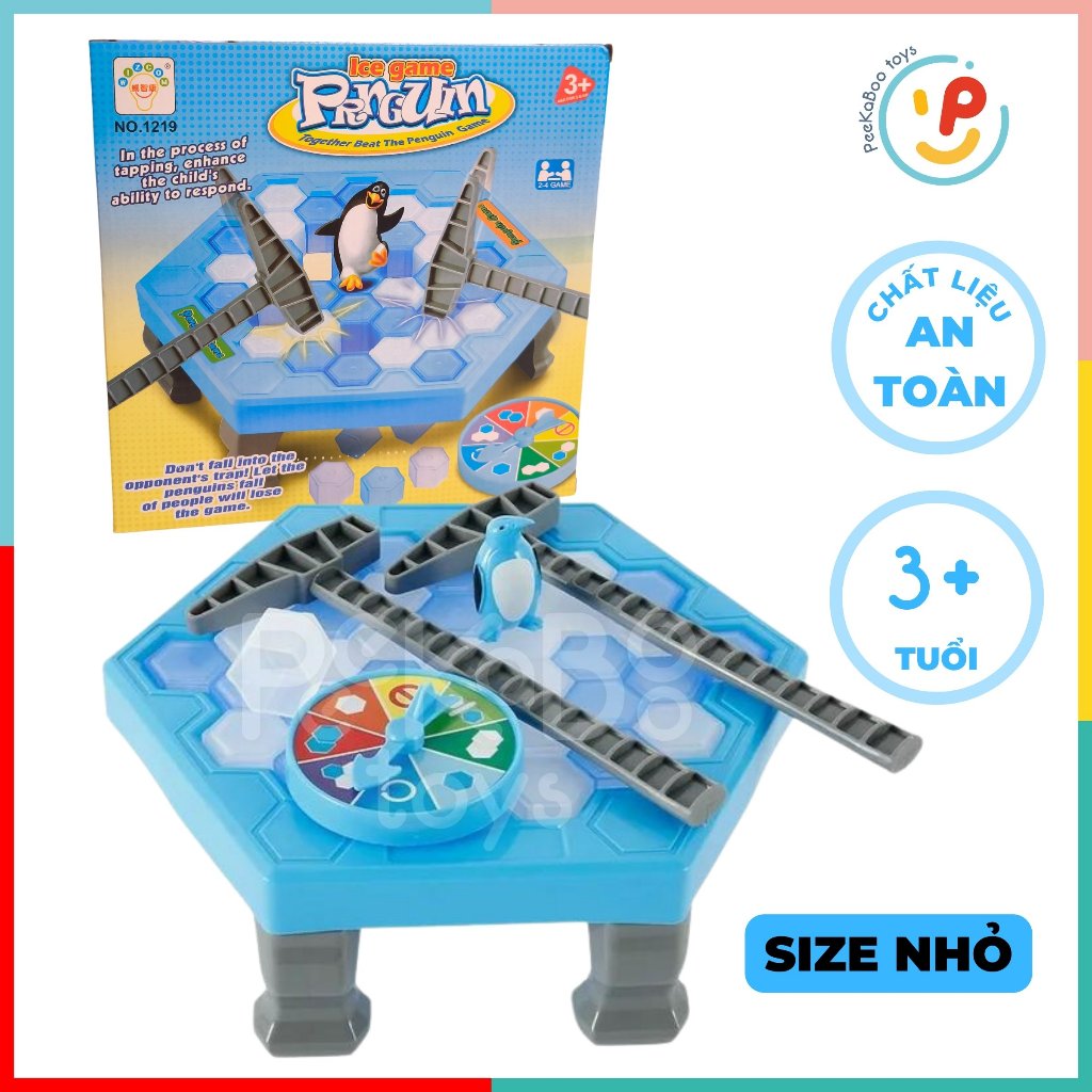 Đồ chơi phá băng chim cánh cụt SIZE NHỎ 25cm 1219 PeeKaPaw Toys