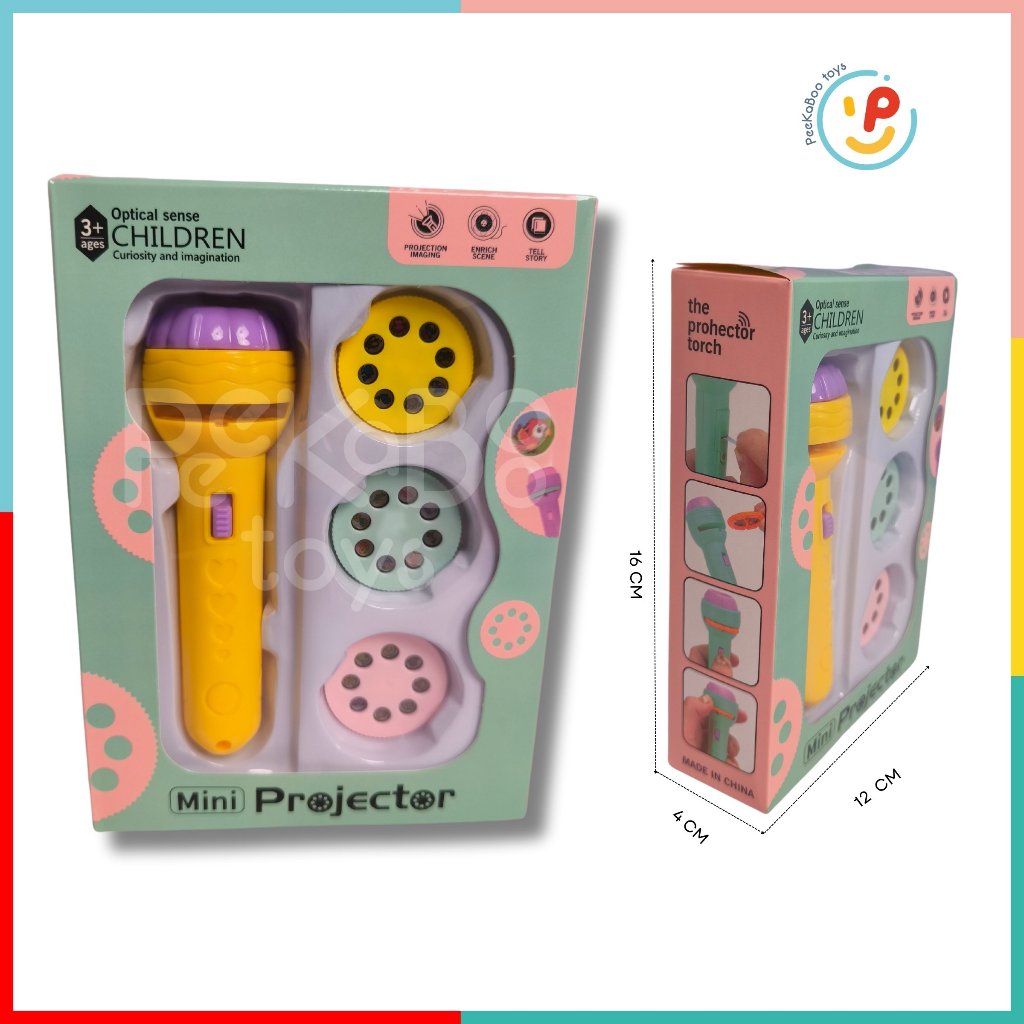 Đồ chơi đèn pin chiếu hình có 80 hình PeeKaPaw Toys