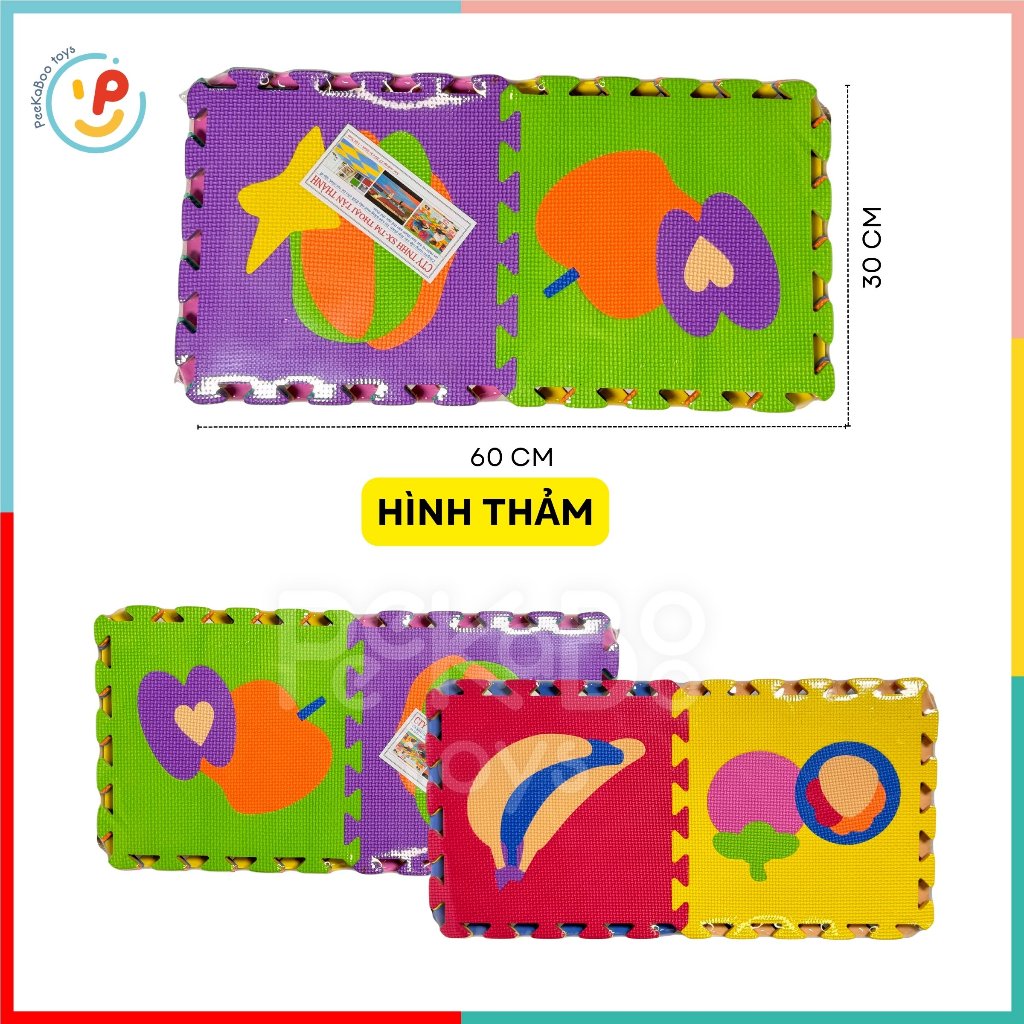 Đồ chơi bảng chữ số tập đánh vần và ráp chữ bằng mút PeeKaPaw Toys