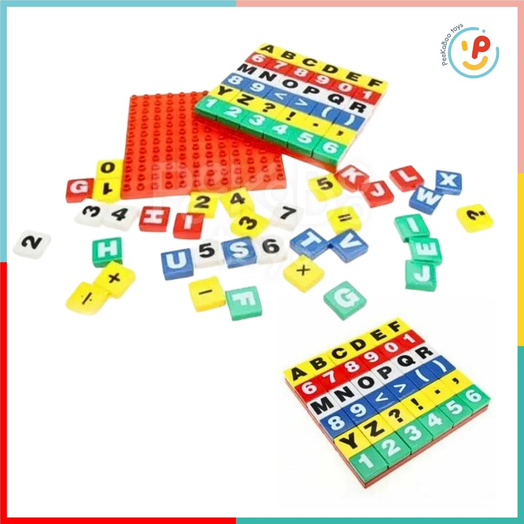Vỉ Chữ Số Nam Châm 72 Chi Tiết Học Đánh Vần Làm Toán 0365 PeeKaPaw Toys