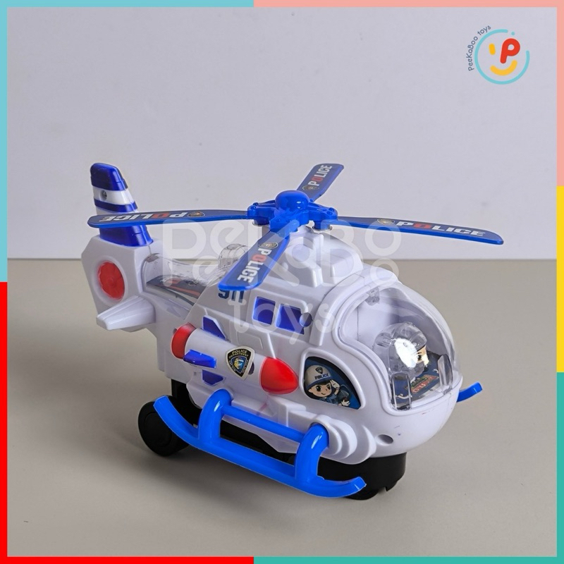 Đồ chơi máy bay cảnh sát dùng pin Police Super Helicopter 777-27 peekabootoys