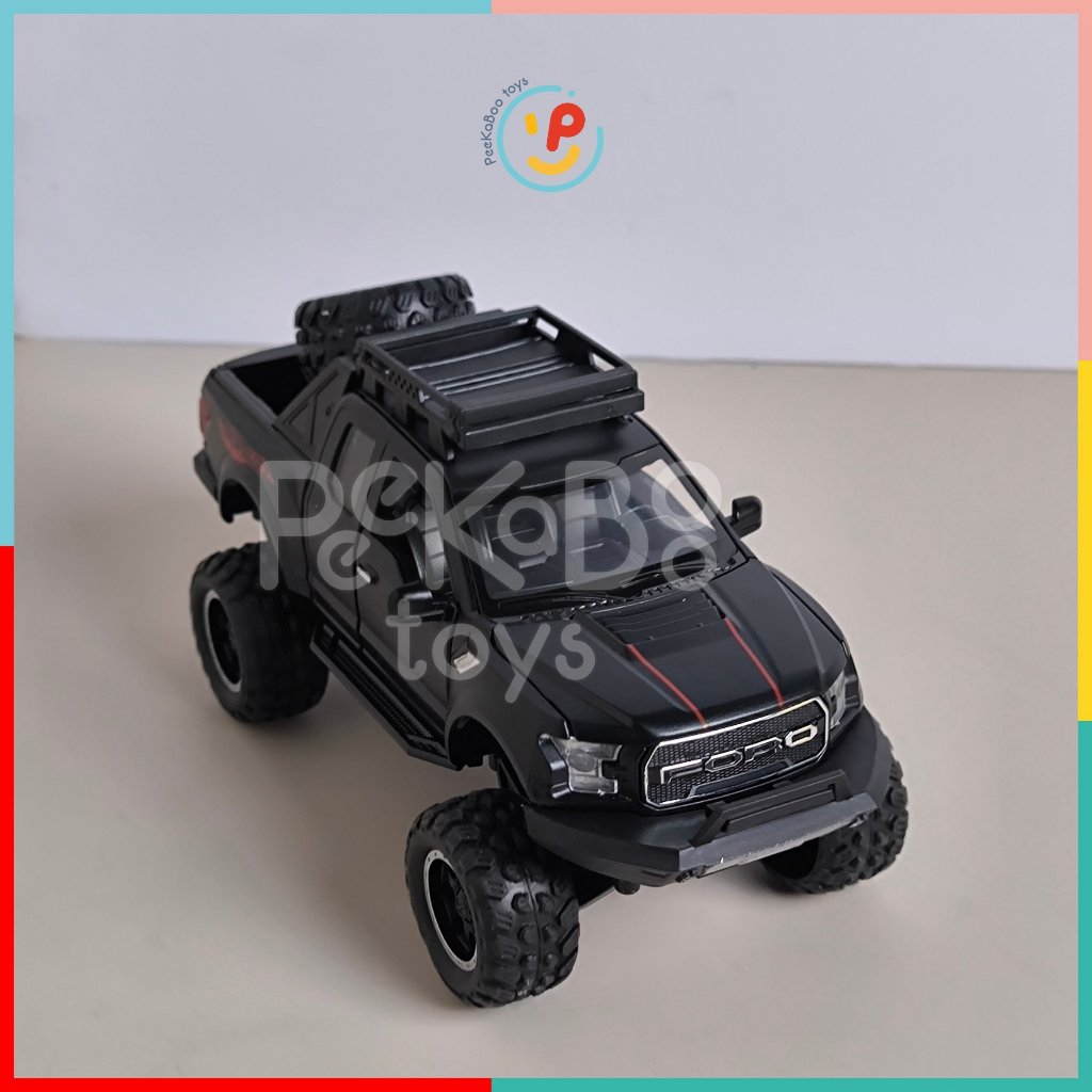 Xe địa hình Jeep chạy trớn chất liệu hợp kim cao cấp mở cửa được 32129 peekabootoys