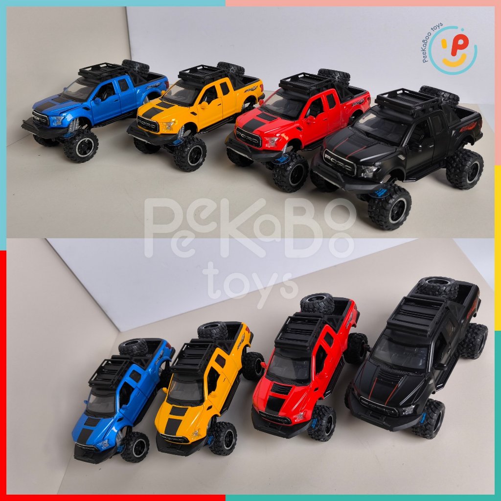 Xe địa hình Jeep chạy trớn chất liệu hợp kim cao cấp mở cửa được 32129 peekabootoys