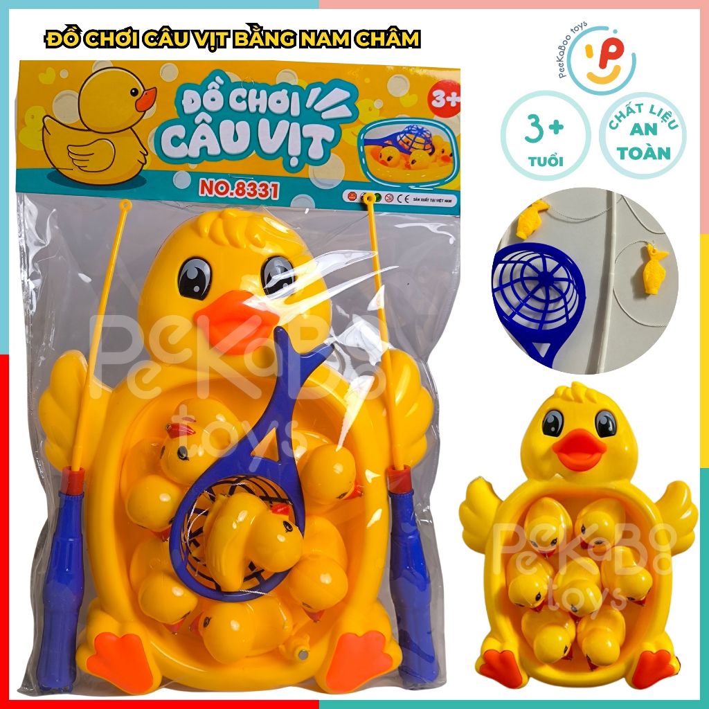 Đồ chơi câu vịt bằng nam châm hàng Việt Nam PeeKaPaw Toys