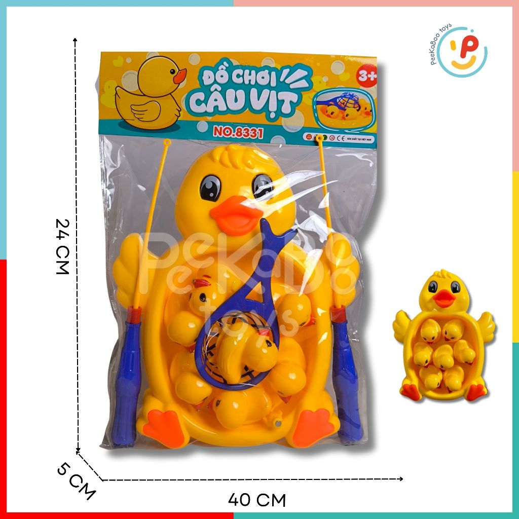 Đồ chơi câu vịt bằng nam châm hàng Việt Nam PeeKaPaw Toys