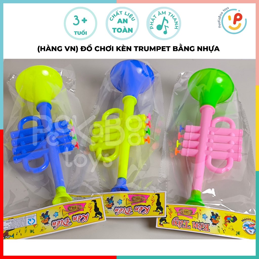 Đồ chơi kèn trumpet bằng nhựa PeeKaPaw Toys