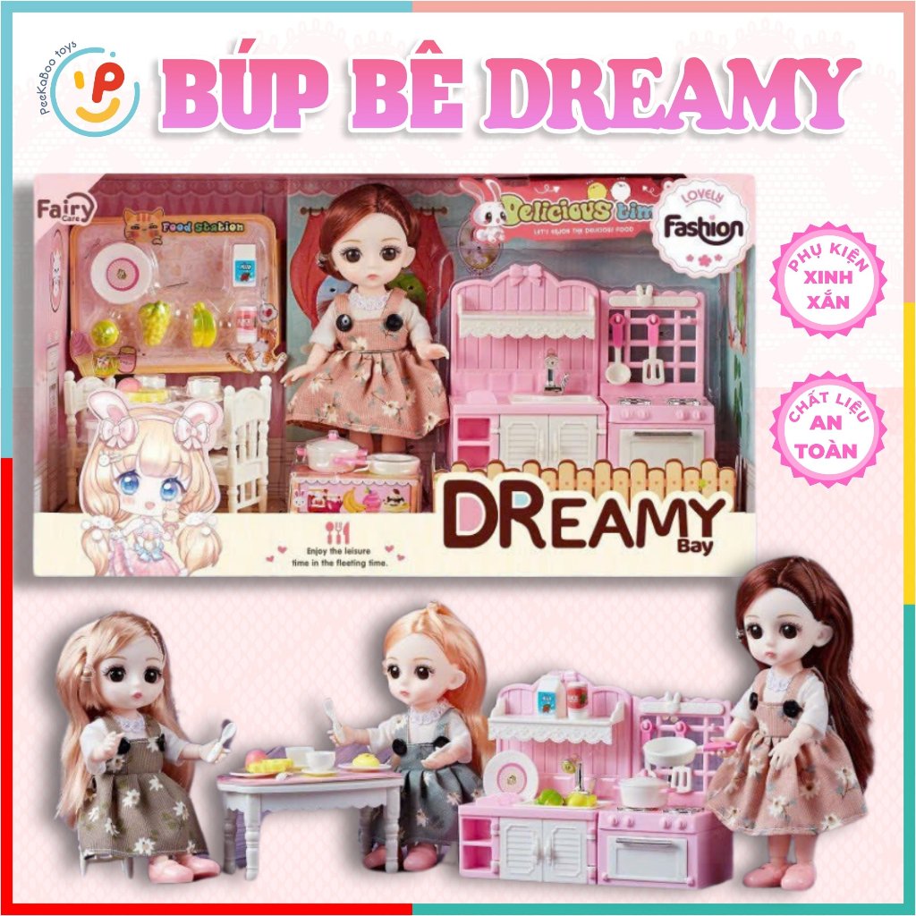 Búp bê và phụ kiện nhà bếp Dreamy 6640 Peekabootoys