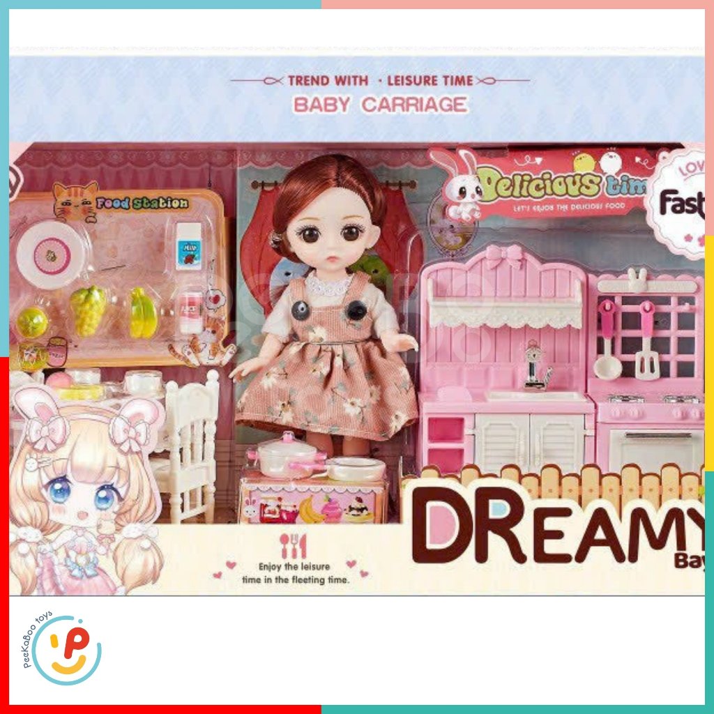 Búp bê và phụ kiện nhà bếp Dreamy 6640 Peekabootoys