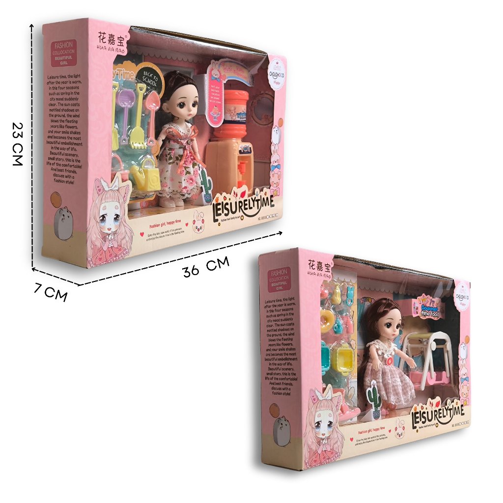 Hộp búp bê có khớp và phụ kiện xích đu 36cm 88508 peekabootoys