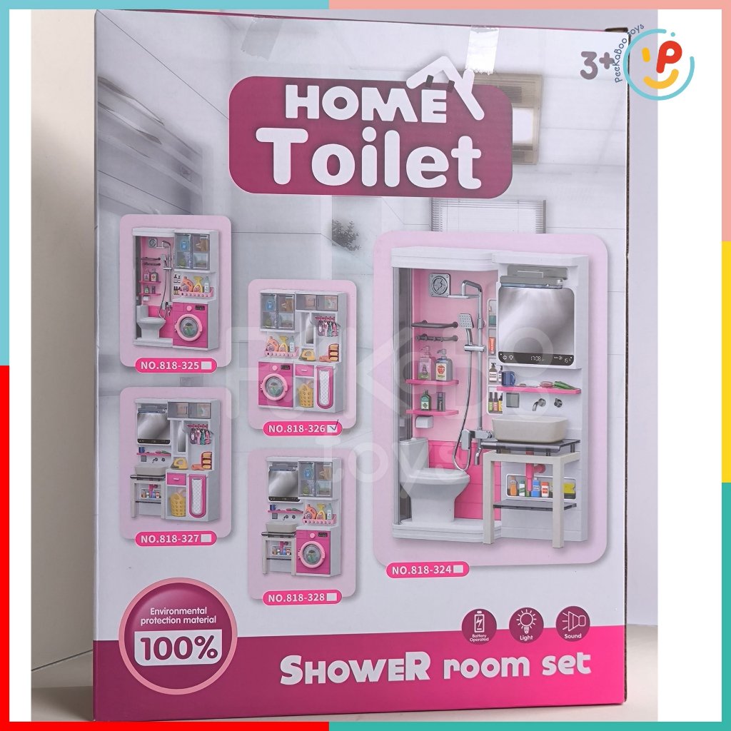 Hộp đồ chơi gia dụng kệ máy giặt ủi đồ cho bé chất liệu cao cấp 818-236 Peekabootoys