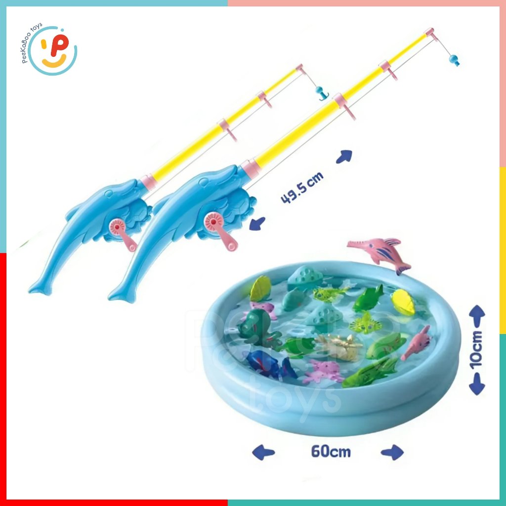 Đồ chơi phao bơi hồ câu cá mini cho bé 1150 Peekapaw Toys