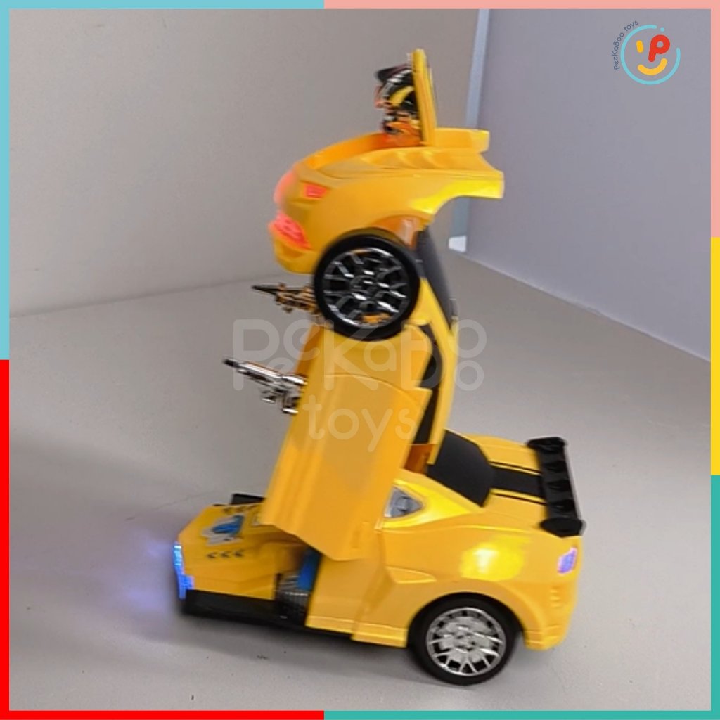 Xe đua biến hình robot chạy pin 2031 Peekabootoys