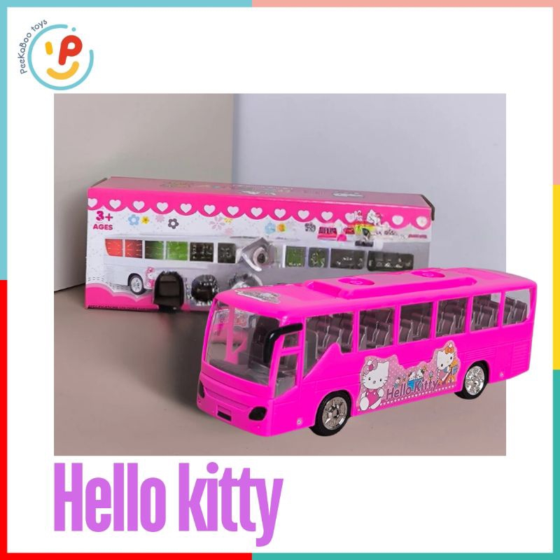 Đồ chơi xe buýt dùng pin có âm thanh và đèn 3858A-2 PeeKaPaw Toys