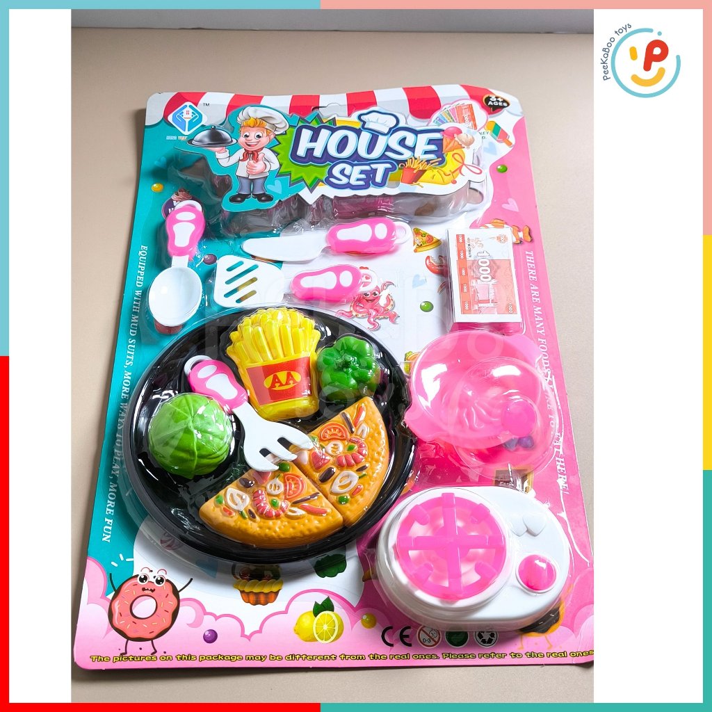 Vỉ Đồ Chơi Nhà Bếp Bánh Pizza 576E-3 Peekabootoys