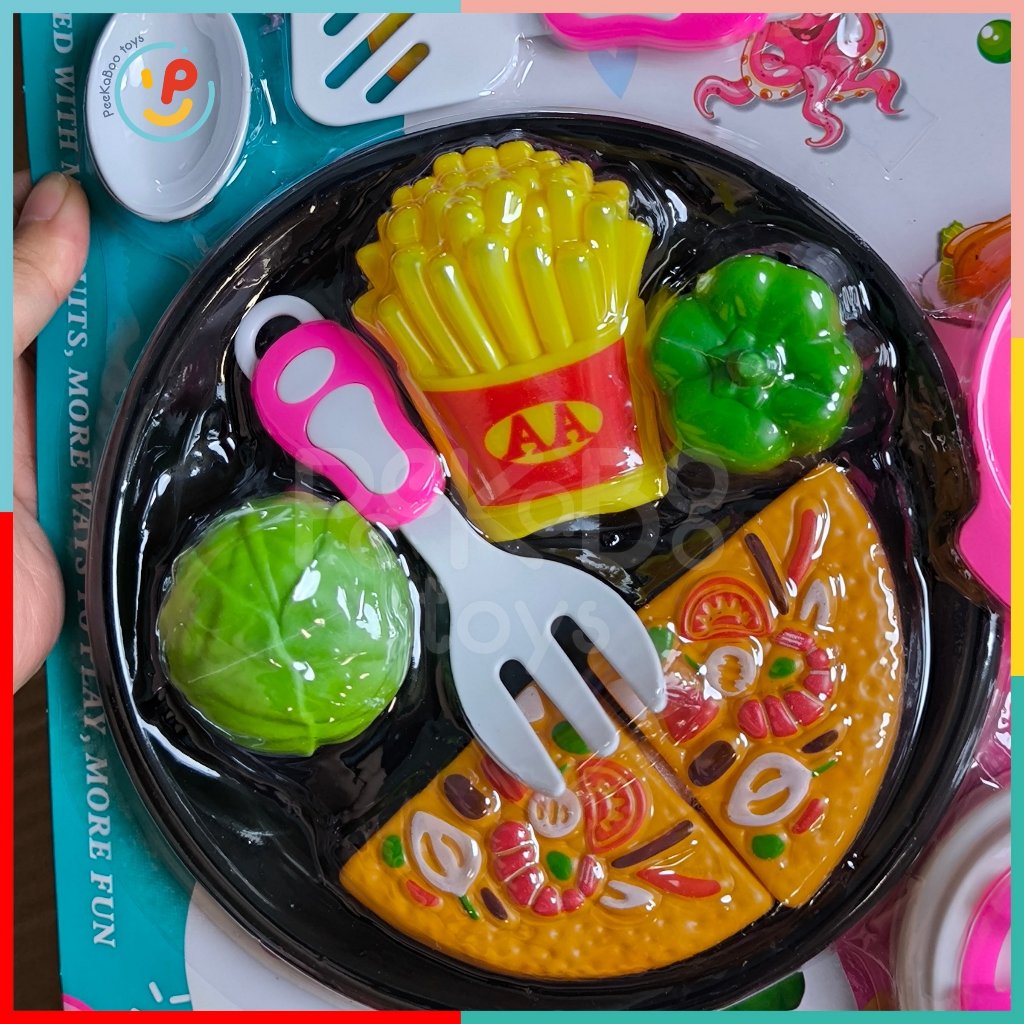 Vỉ Đồ Chơi Nhà Bếp Bánh Pizza 576E-3 Peekabootoys